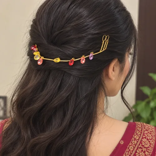 Copper Backhead Crown hairband stone style