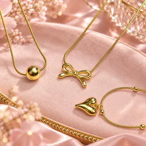 SS Necklace series Ball pookie And Love design