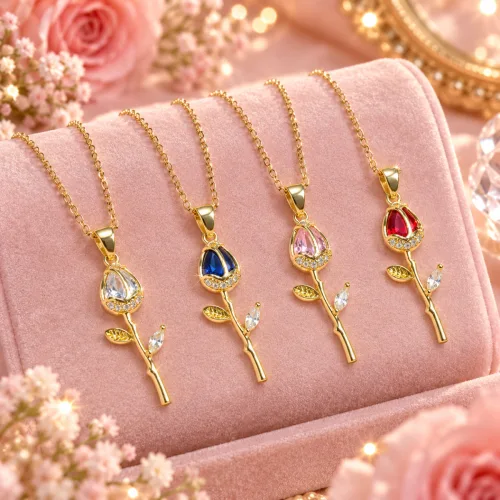 SS Tulip Necklace series Style 1