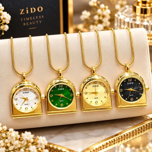 Zido SS Long Necklace Watch  Original Brand & China Fittings Luxury Waterproof  Dial design no 6
