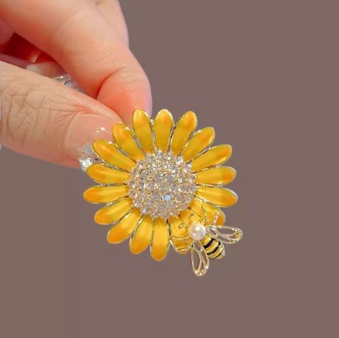 Flower Rose Brooch-#11-52