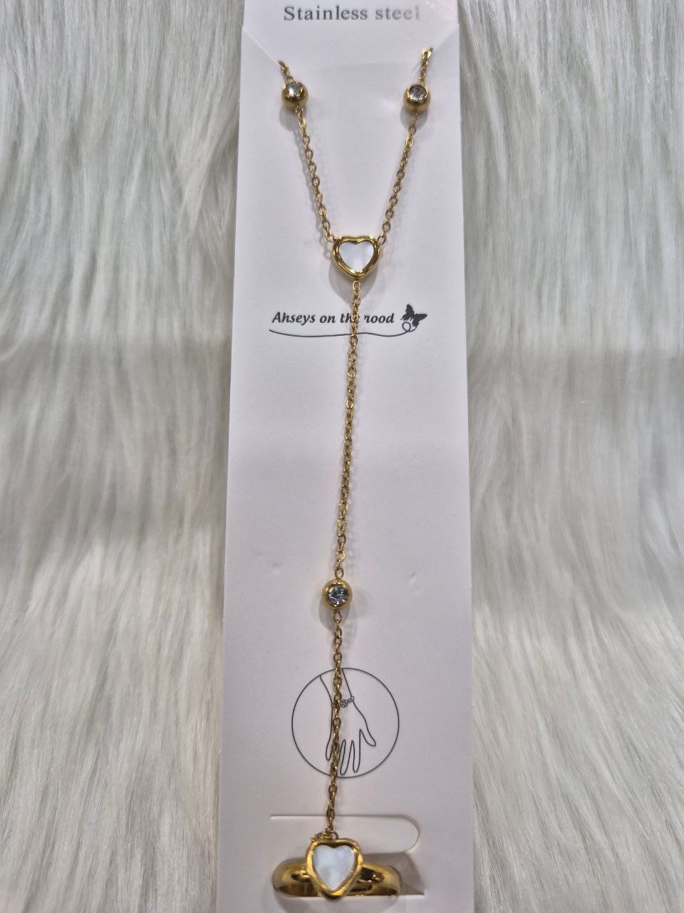 SS Wrist Ring Chain Bracelet Aliban!#12