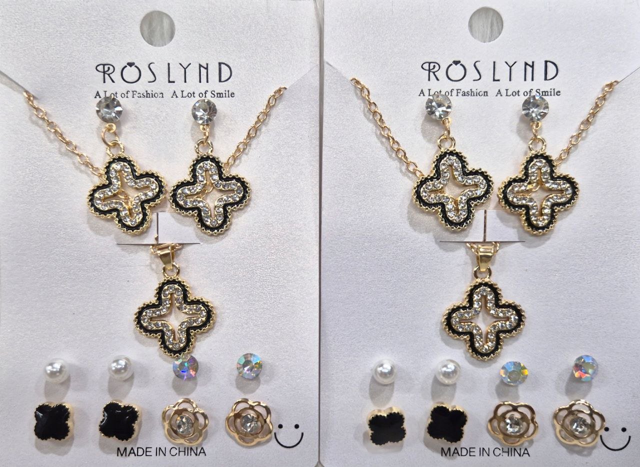 Combo 5Pair Earring Necklace #15