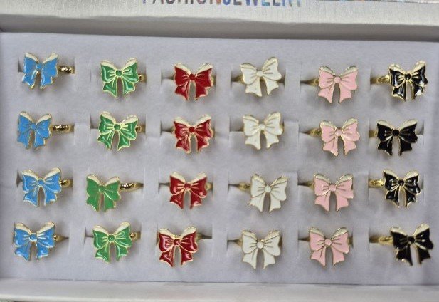 Alloy Adjustable Ring 24Pcs- #7