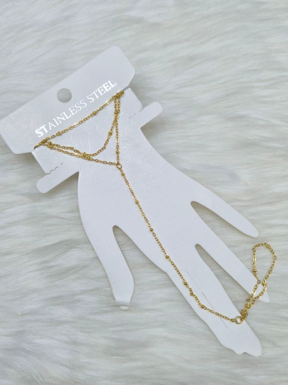 SS Wrist Ring Chain Bracelet Aliban 16