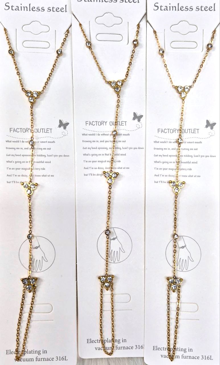 SS Wrist Ring Chain Bracelet Aliban!#5 Copy