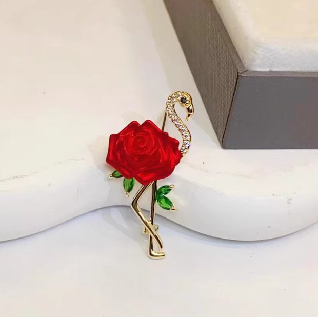 Fashion Design Swan Brooch-#16