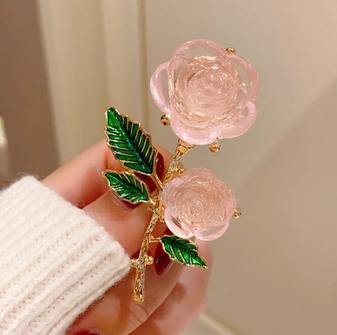 Flower Rose Brooch-#3