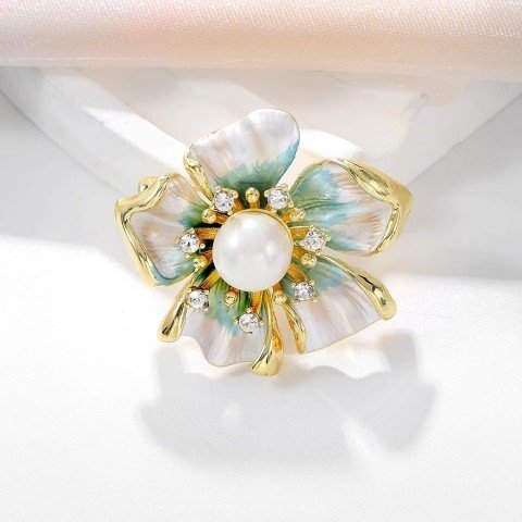 Flower Rose Brooch 2Color #84