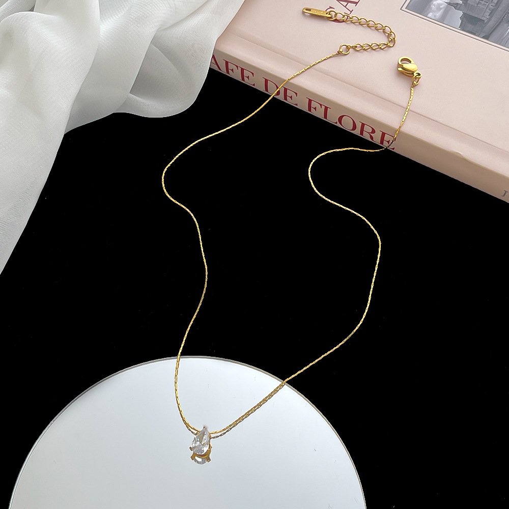 SS Water Drop Necklace #22