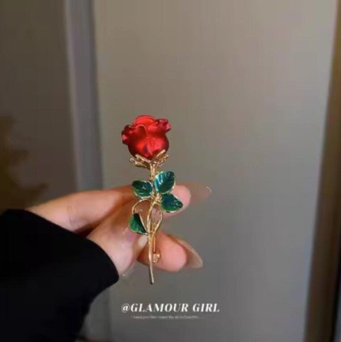 Flower Rose Brooch-#11