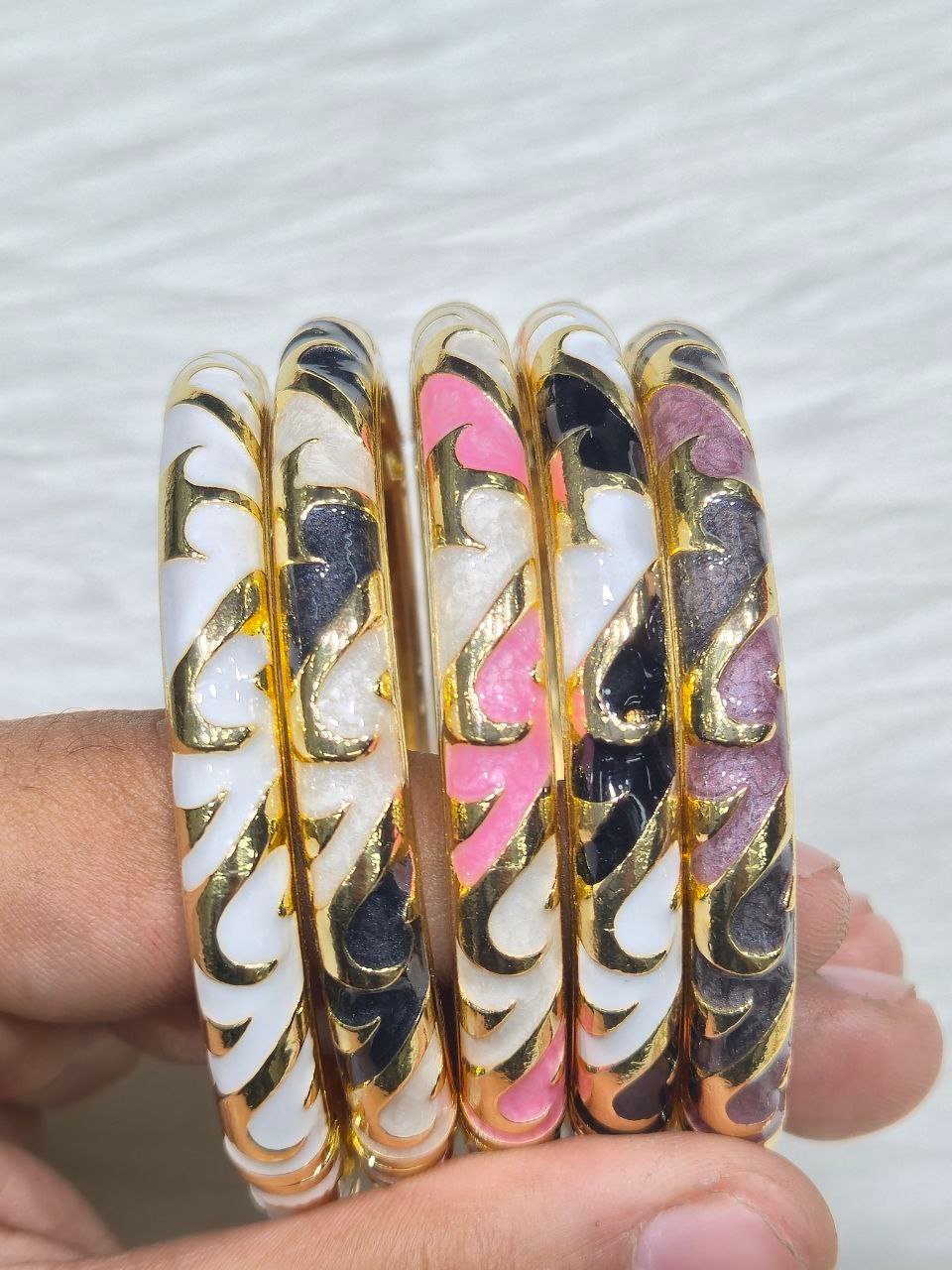 Colorful Oil-Drip Mina Bracelet #7