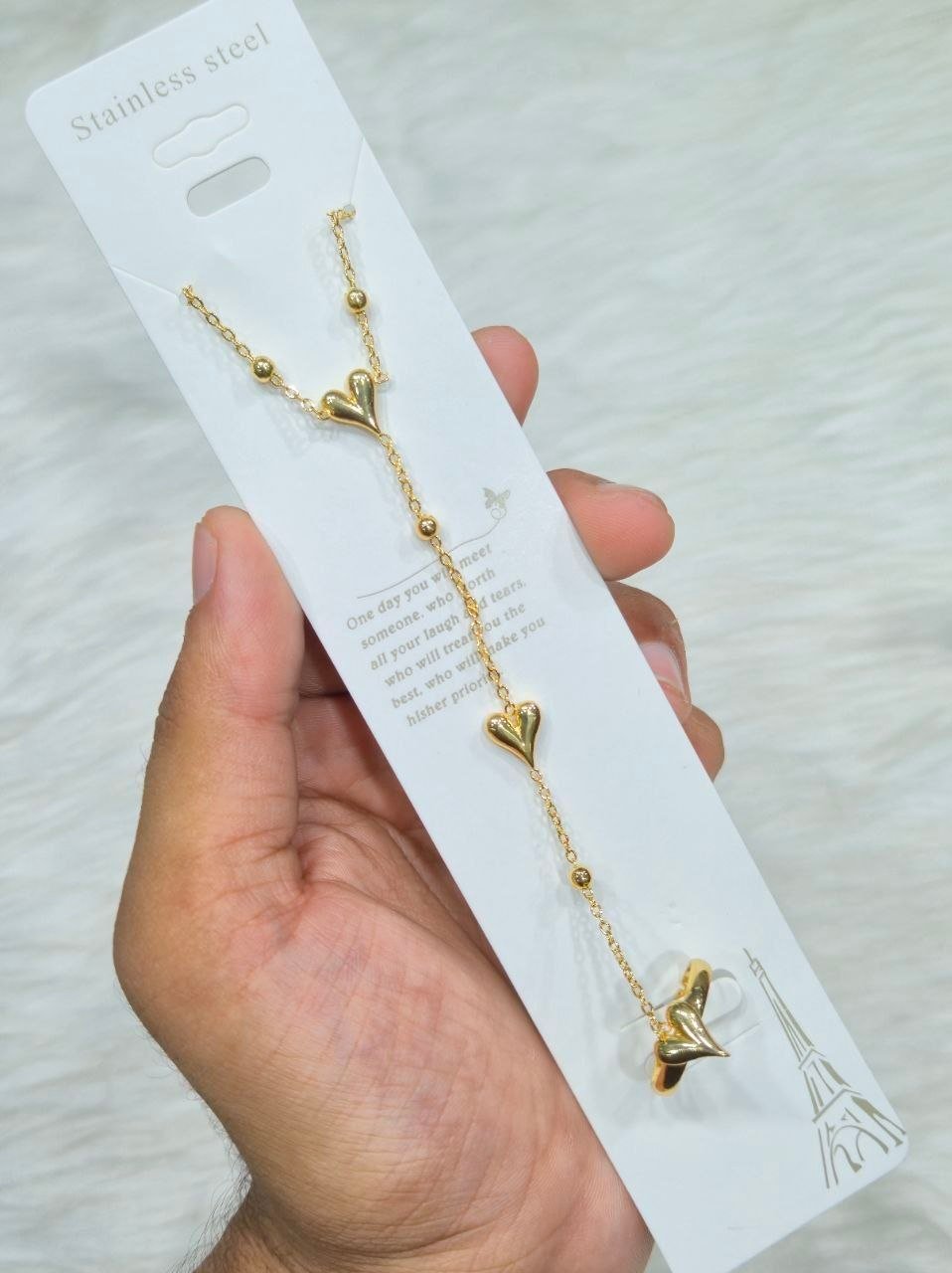 SS Wrist Ring Chain Bracelet Aliban 11