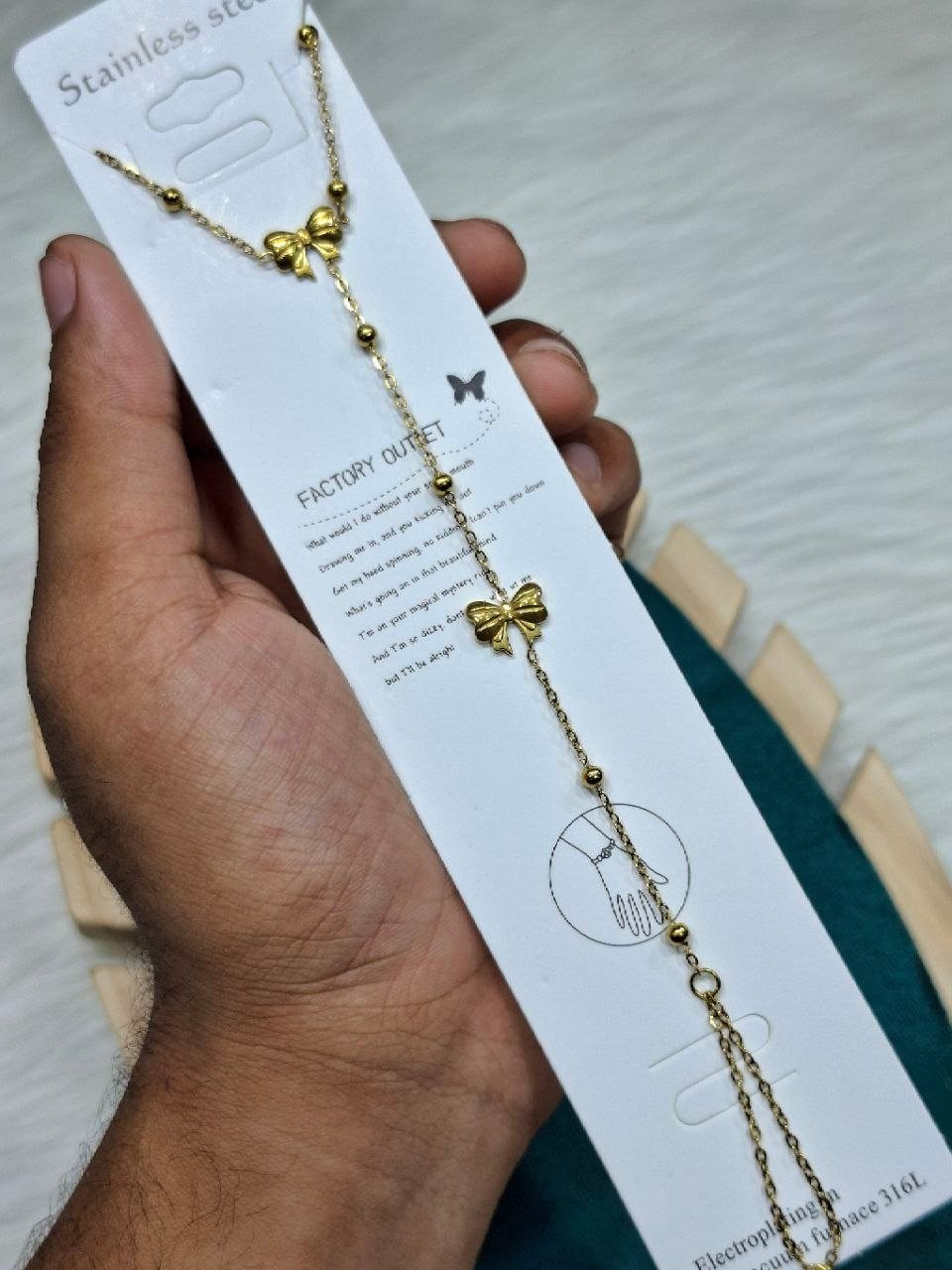 SS Wrist Ring Chain Bracelet Aliban 25