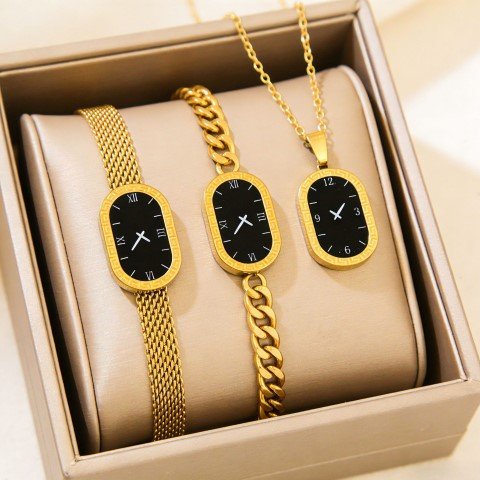 SS Chain Bracelet Flase Watch