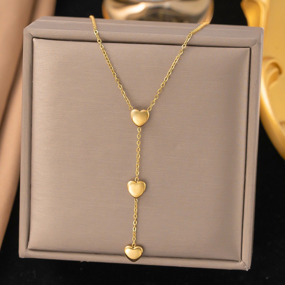 SS Three Love Necklace #17