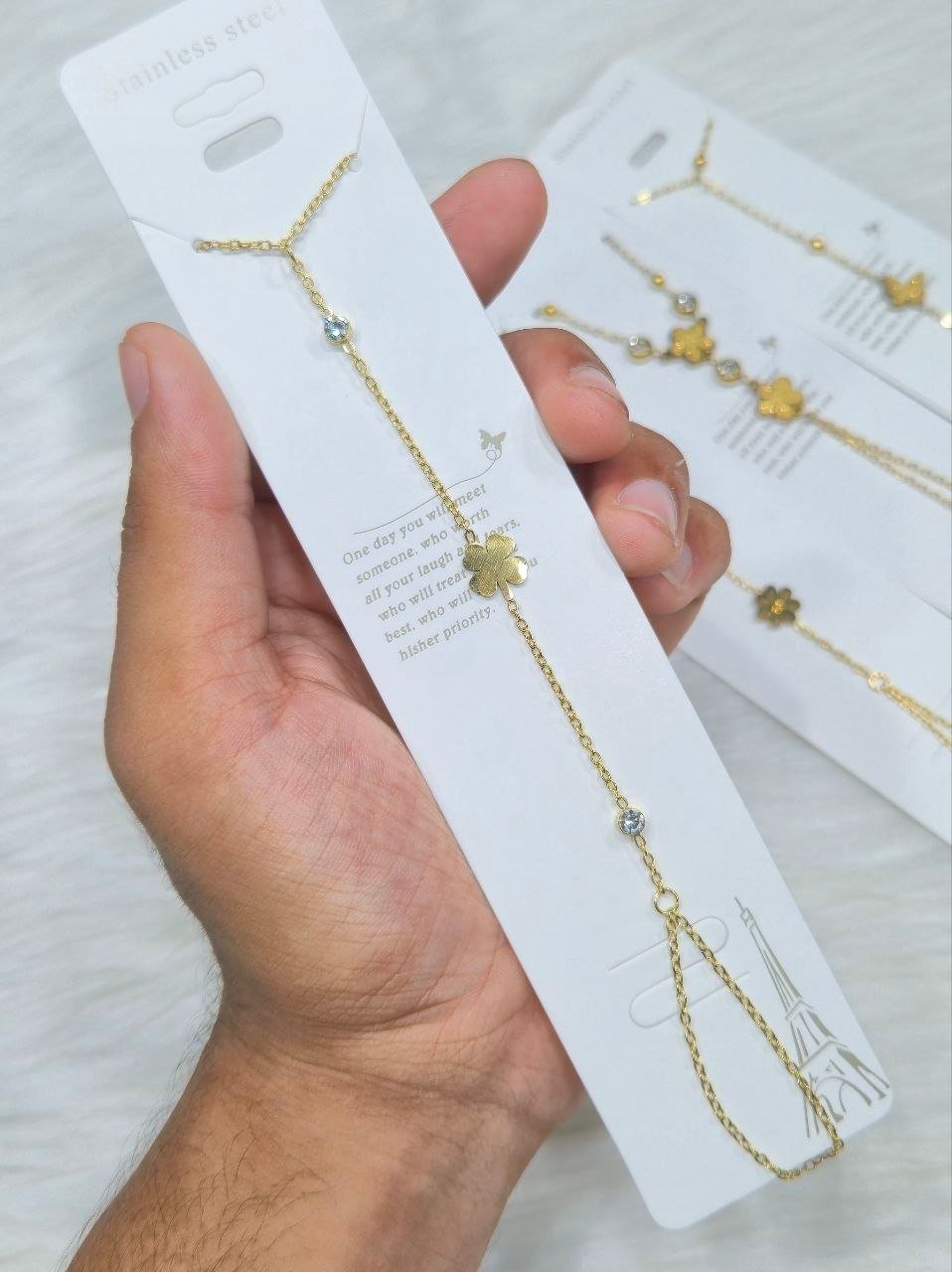 SS Wrist Ring Chain Bracelet Aliban 2