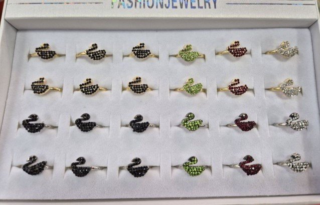 Alloy Adjustable Ring 24Pcs- #4