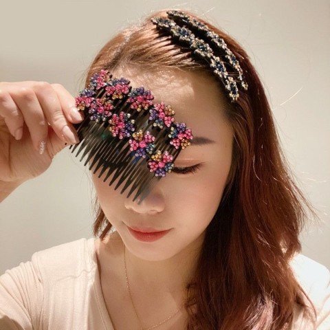 60050-Five-Petal Flower Comb