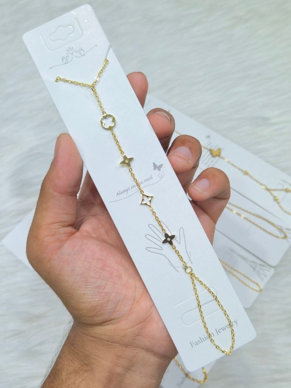 SS Wrist Ring Chain Bracelet Aliban 3