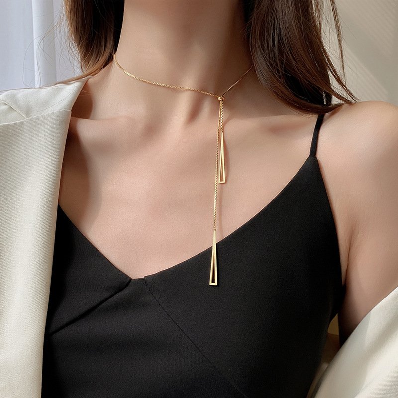 SS Tassel Necklace #18