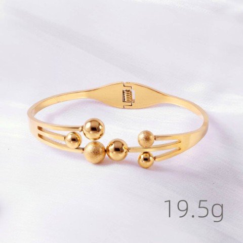 28022Titanium Steel bracelets for women-5