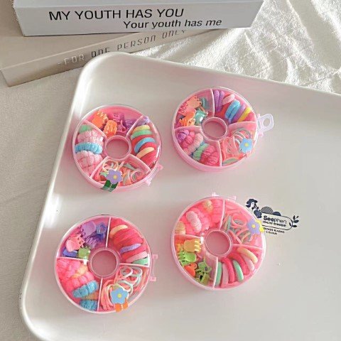 Round 5-grid box Rubber Clip-HAF6